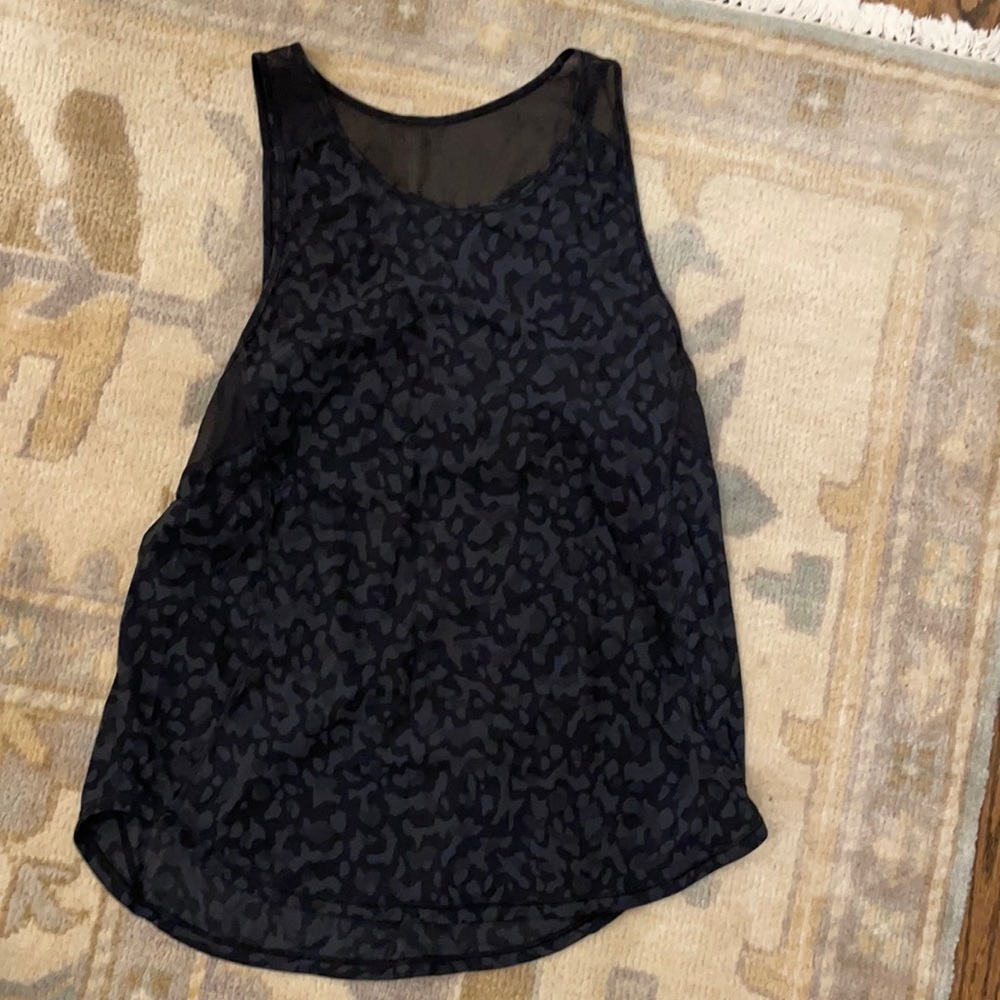 Lululemon leopard tank EUC